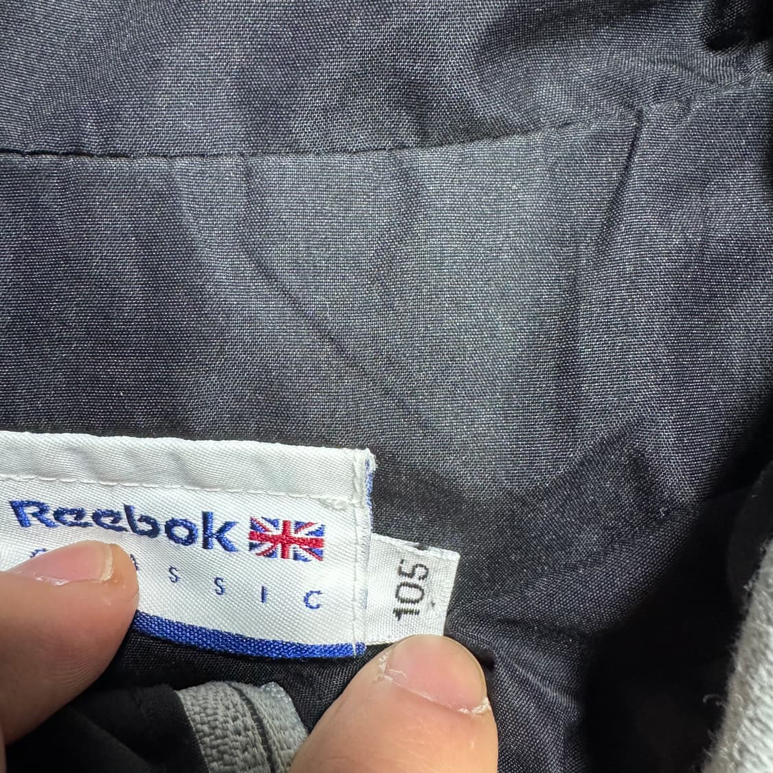 리복 빈티지 블랙 바람막이 상품이미지4