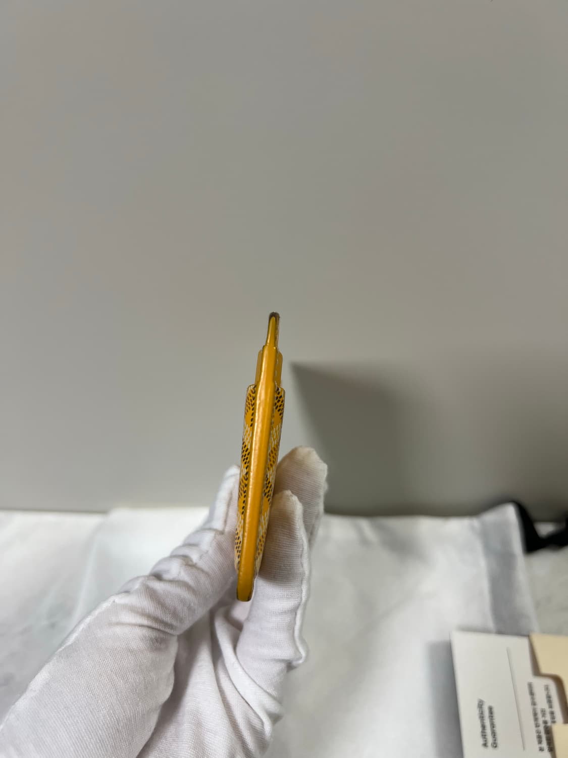 고야드 생쉴피스 카드지갑 옐로우 상품이미지6