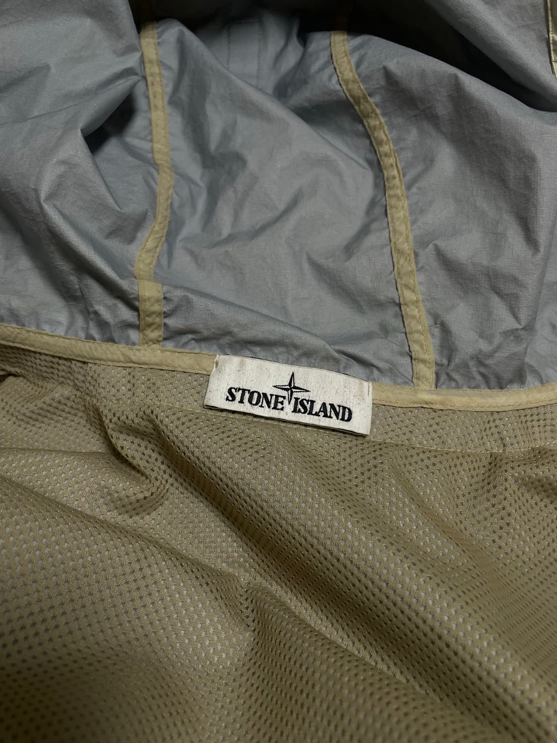 스톤아일랜드 멤브라나 3L TC 후드 바람막이 자켓 아이보리 [XL] 상품이미지2