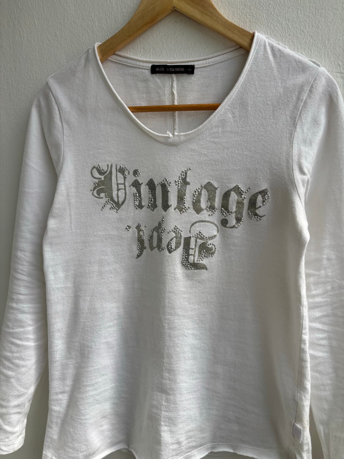 Vintage Miss Buckaroo White Long sleeve 상품이미지5