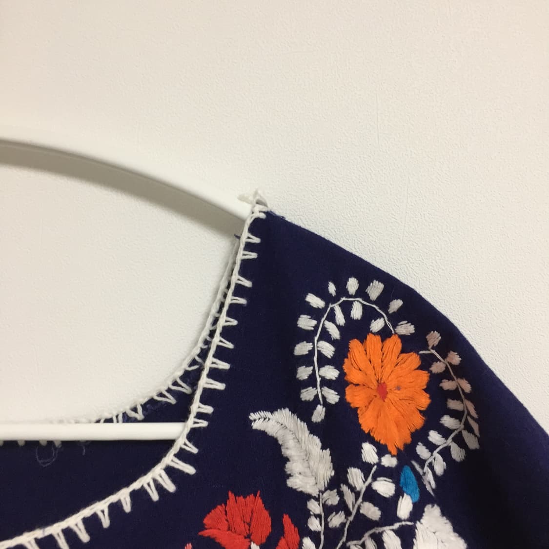 (착용샷 O) 빈티지 하구미 멕시코 자수 원피스 상품이미지6