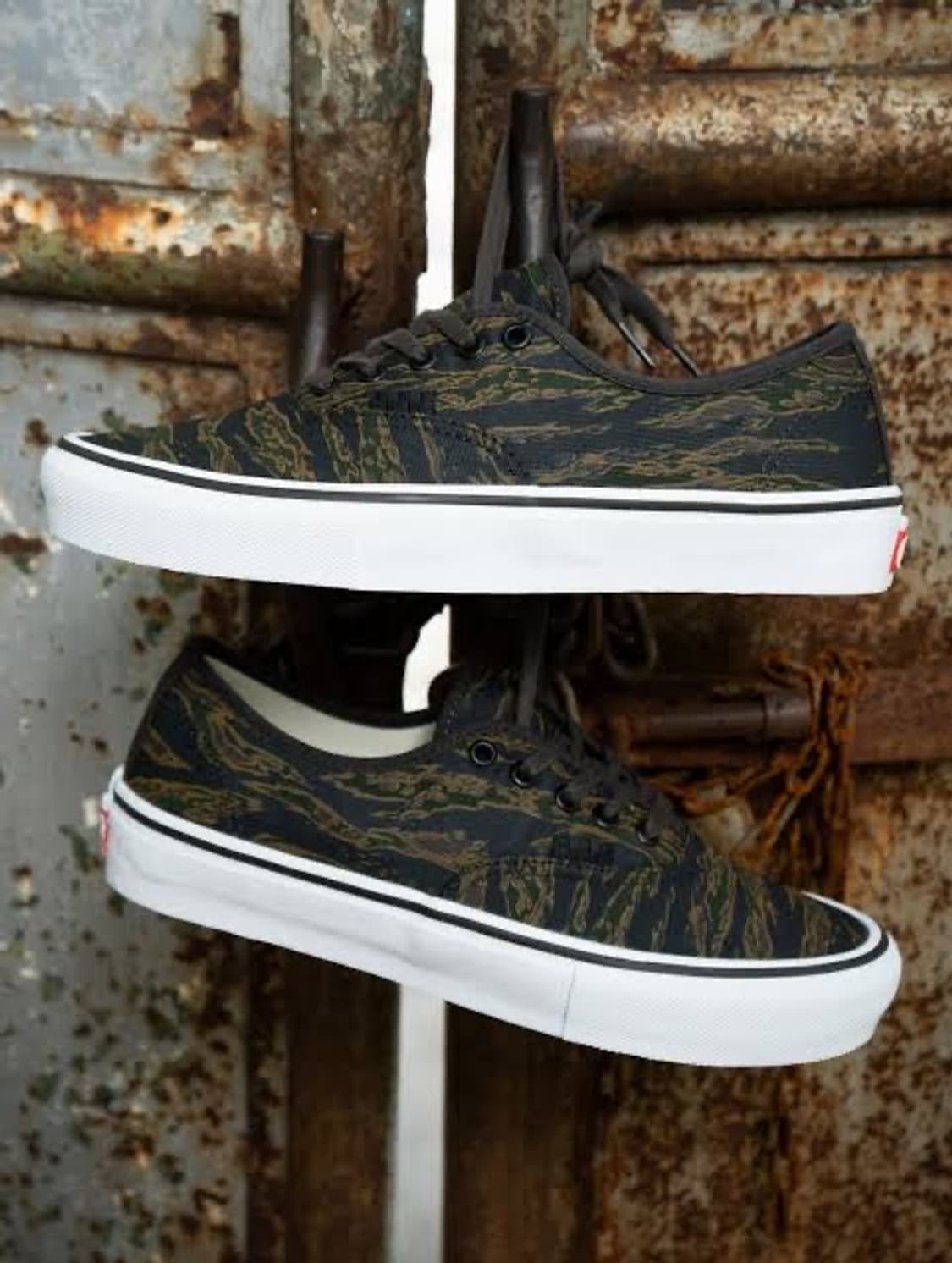 (275)(마지막한점) 반스 스케이트 어센틱 타이거카모 상품이미지4