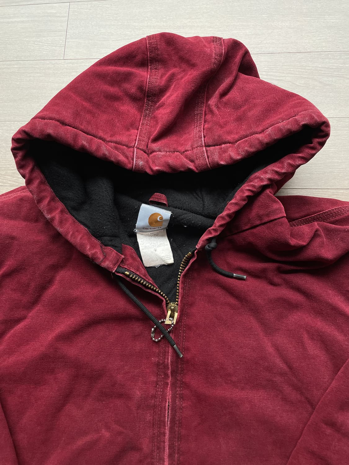 칼하트 j130 CRI 크림슨 액티브 자켓 샌드스톤 상품이미지3