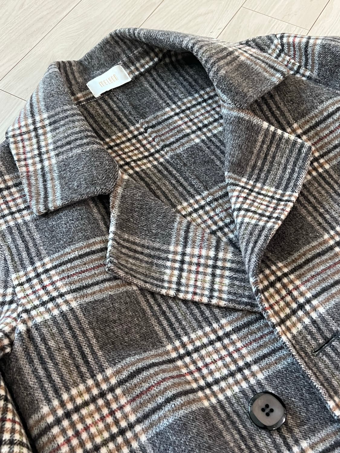 [시즌오프] 밀본 체크 코트 상품이미지2