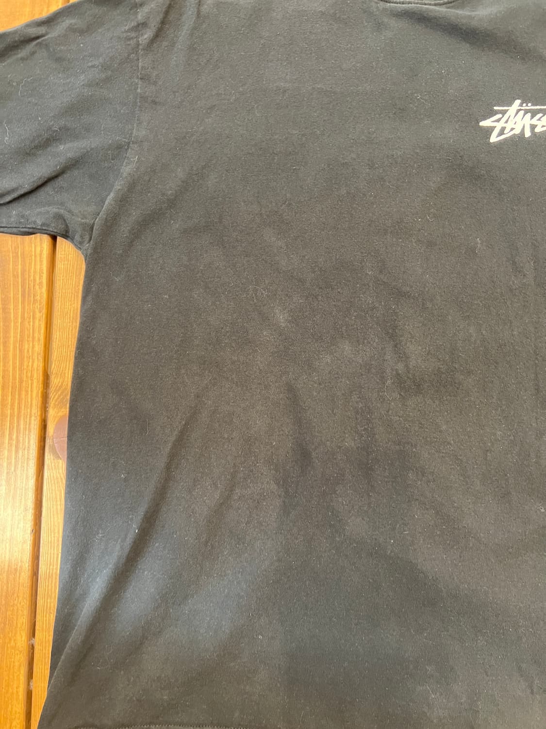 스투시 베이직 블랙 반팔  상품이미지8