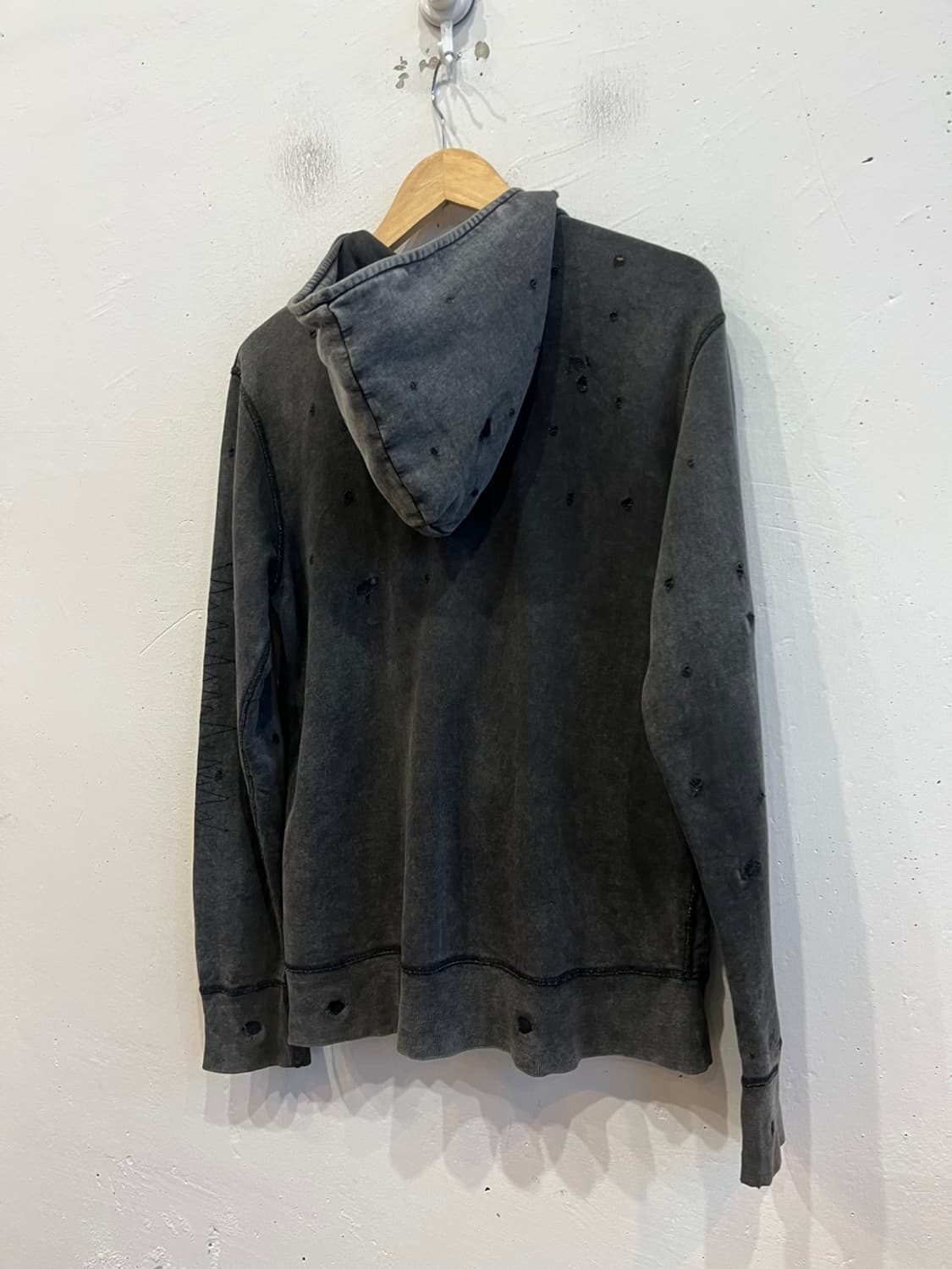 abahouse 아바하우스 그런지 워시드 후드집업  상품이미지5