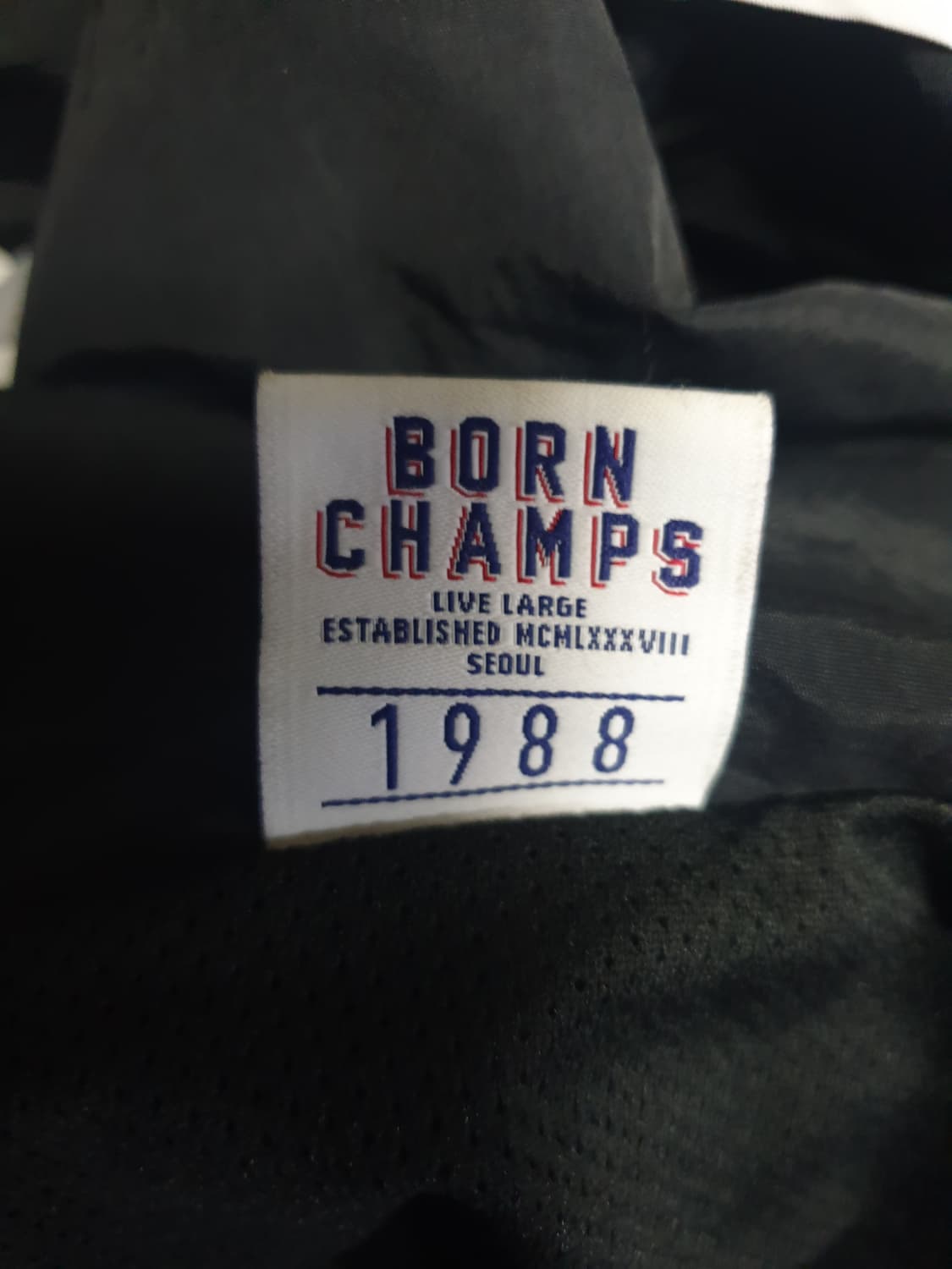 (품절매물) 본챔스 나일론100% 바람막이 상하의 셋업 블랙 (L) 상품이미지5