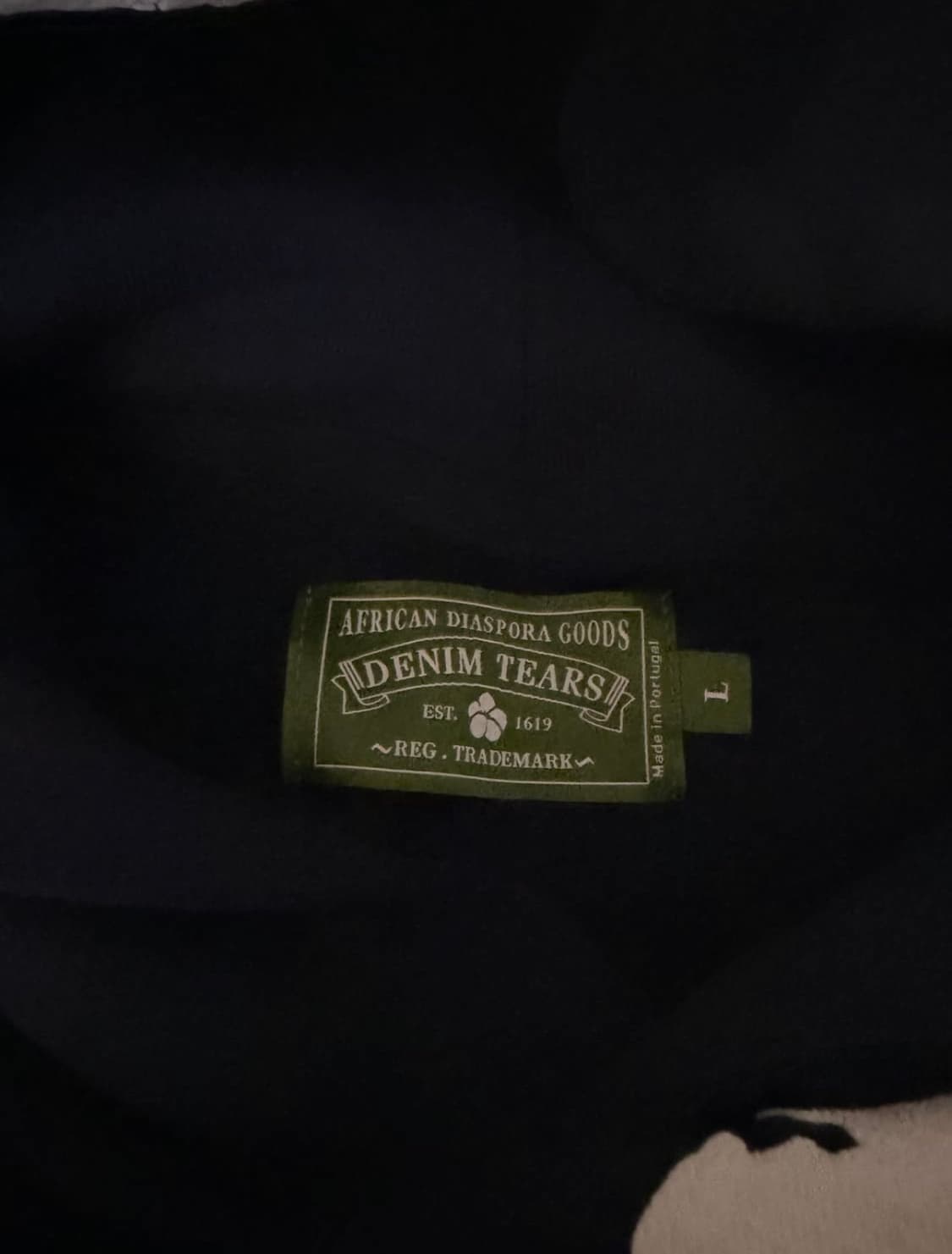 데님티어스 후드티 블랙 L 상품이미지5