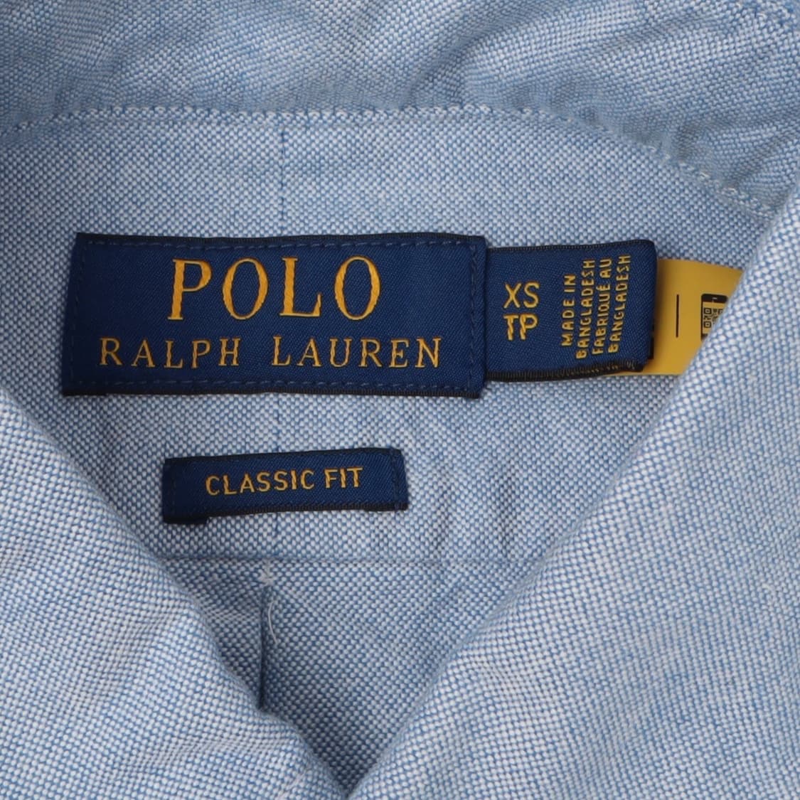 폴로 랄프로렌 QR 옥스포드 라이트 블루 멀티포니 셔츠 상품이미지8