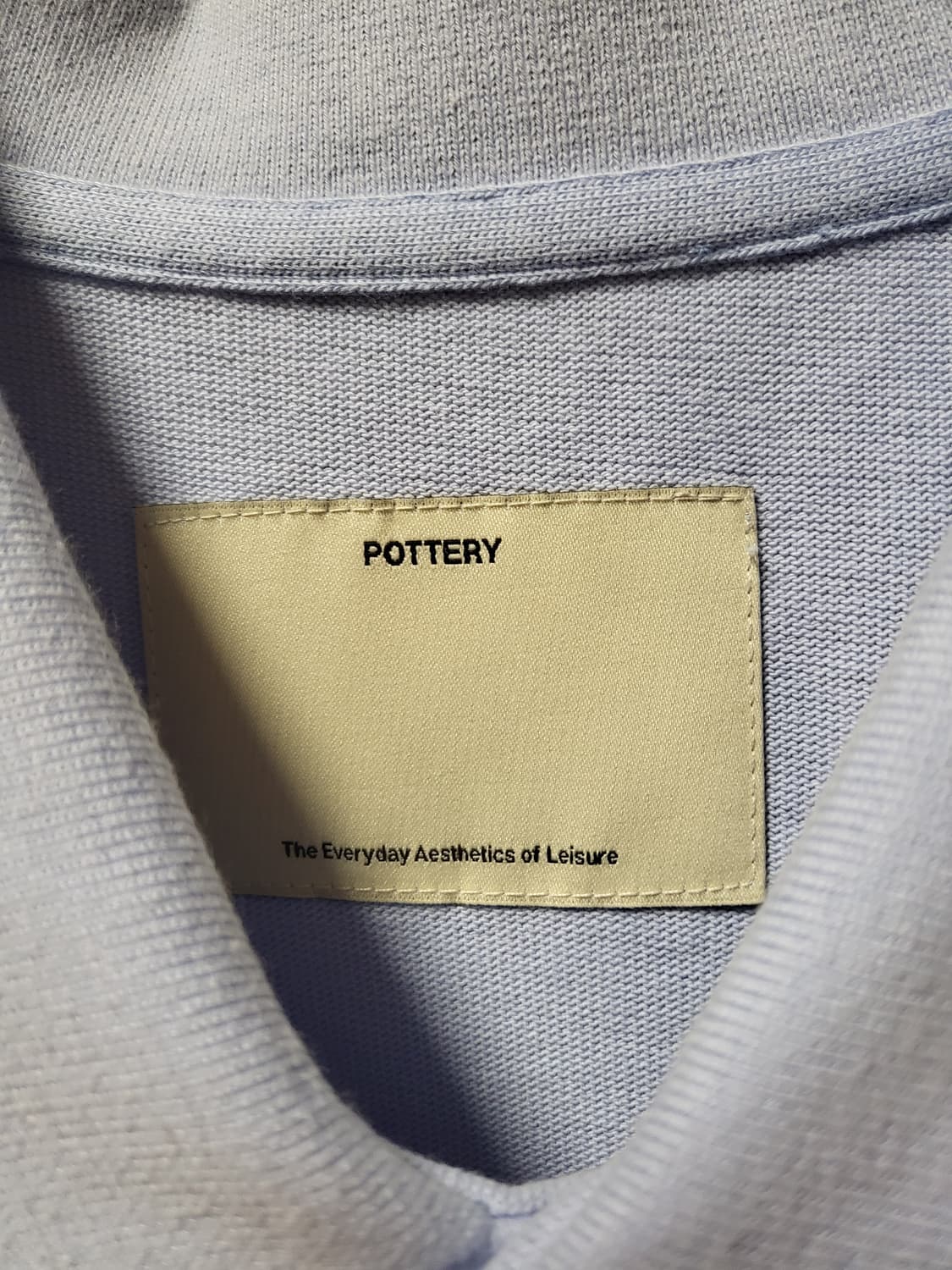 [3] 포터리 카라 스웻셔츠 삭스(sax) 컬러 상품이미지2