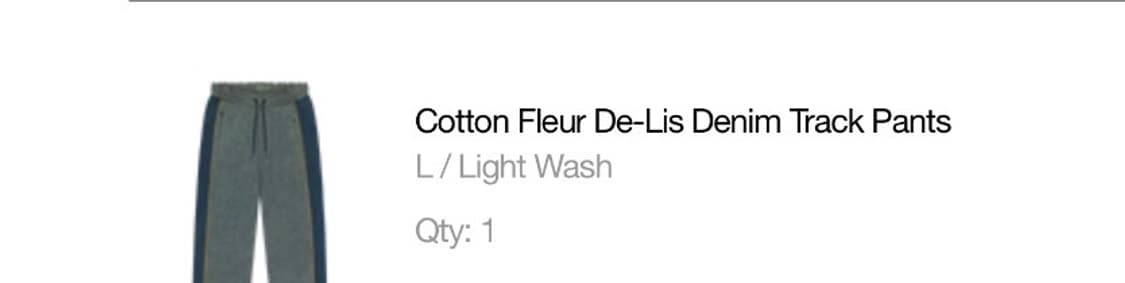 데님티어스 리바이스 데님 트랙팬츠 L 상품이미지3