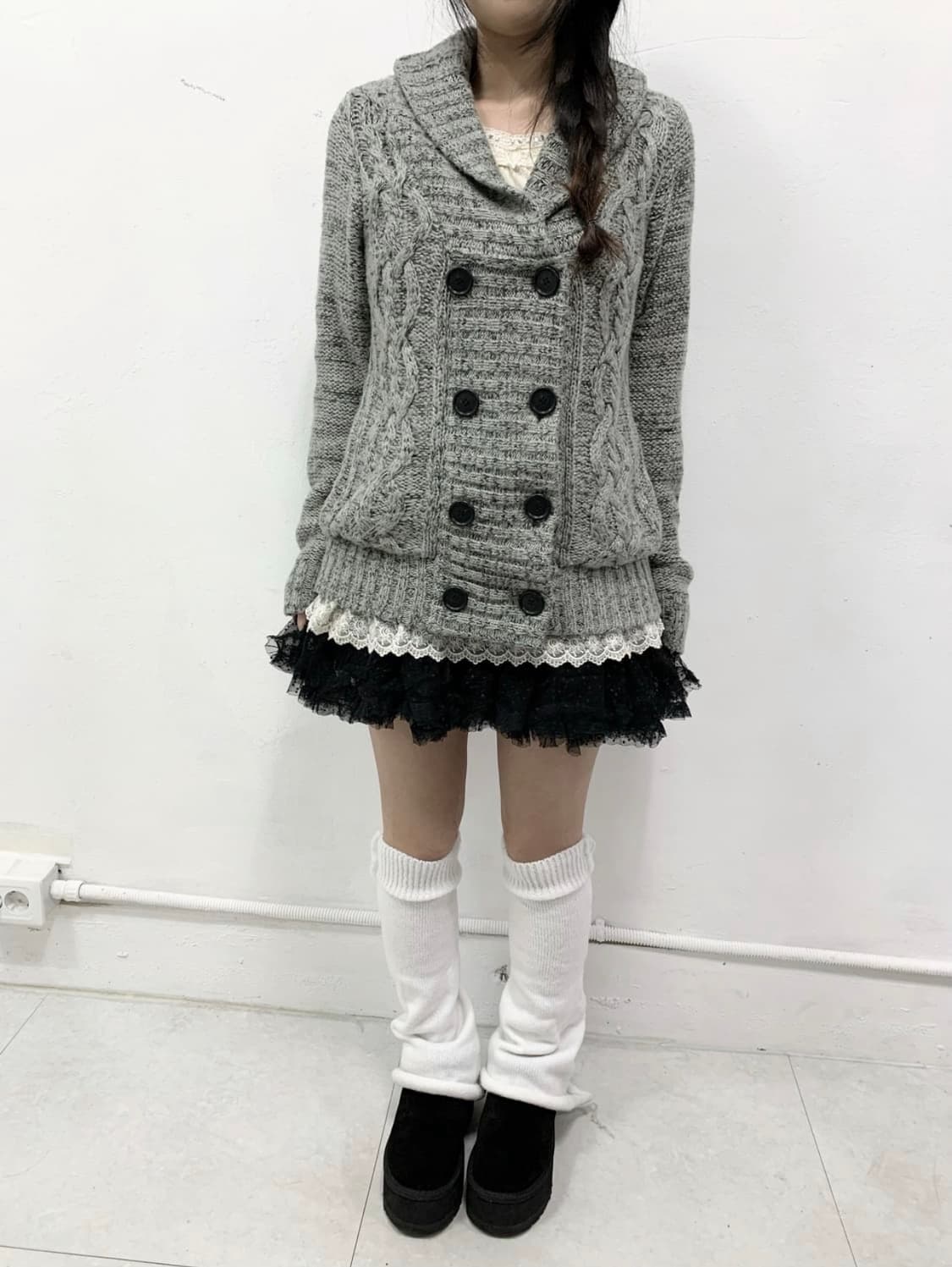 [CECIL MCBEE] 사와코깔 니트 가디건 상품이미지3