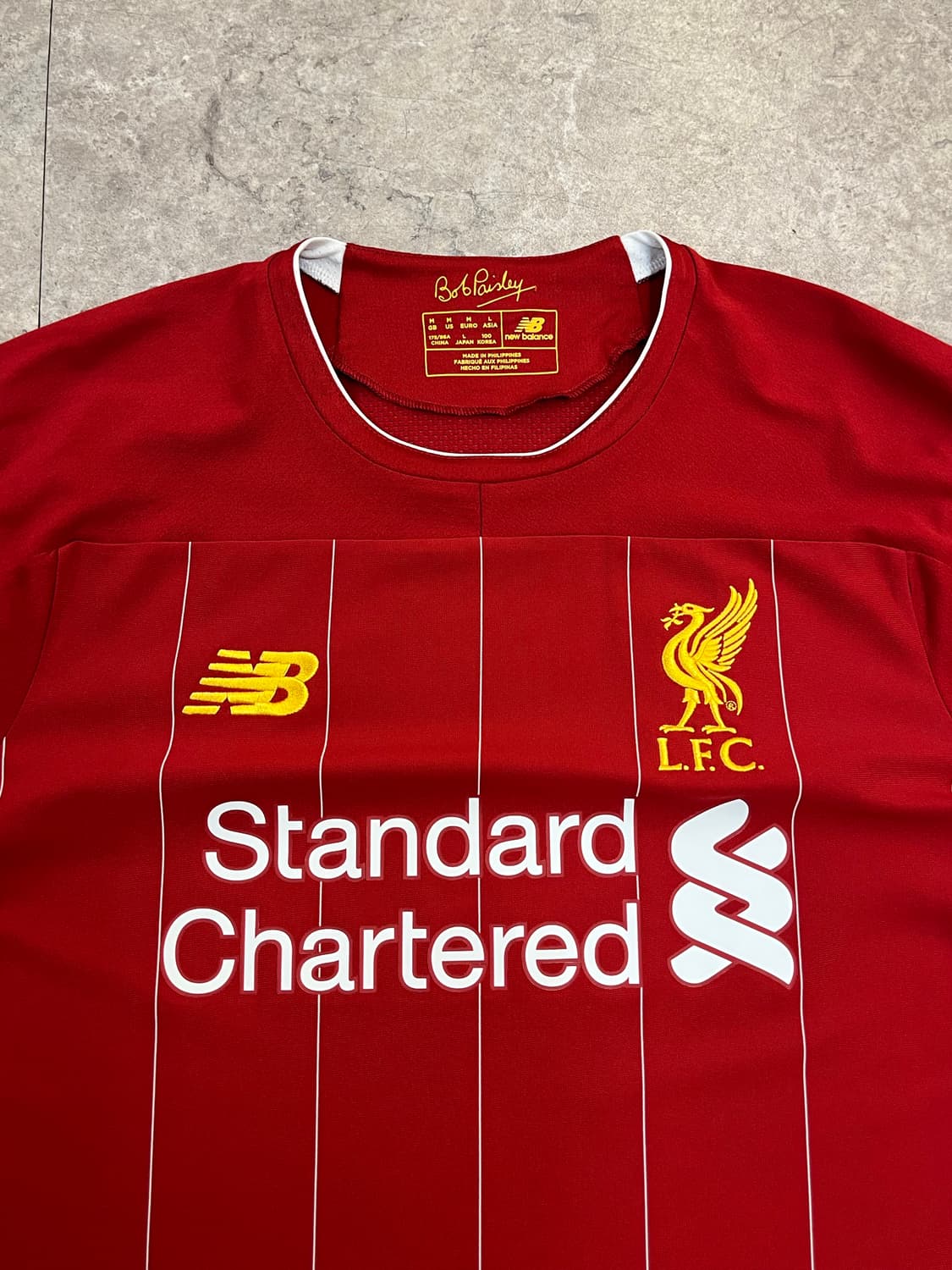 뉴발란스 리버풀 LFC 19-20 유니폼 레드 L(100) #csz381 상품이미지5