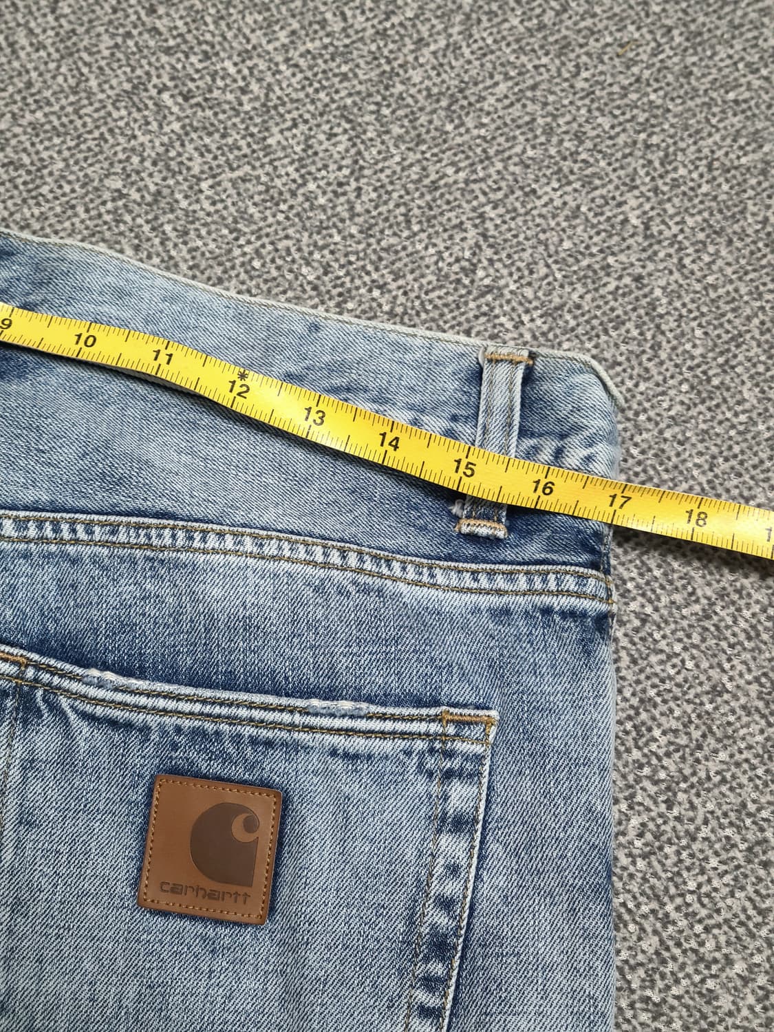 칼하트 WIP 클론다이크 데님 31x32  31-33  인치 상품이미지6