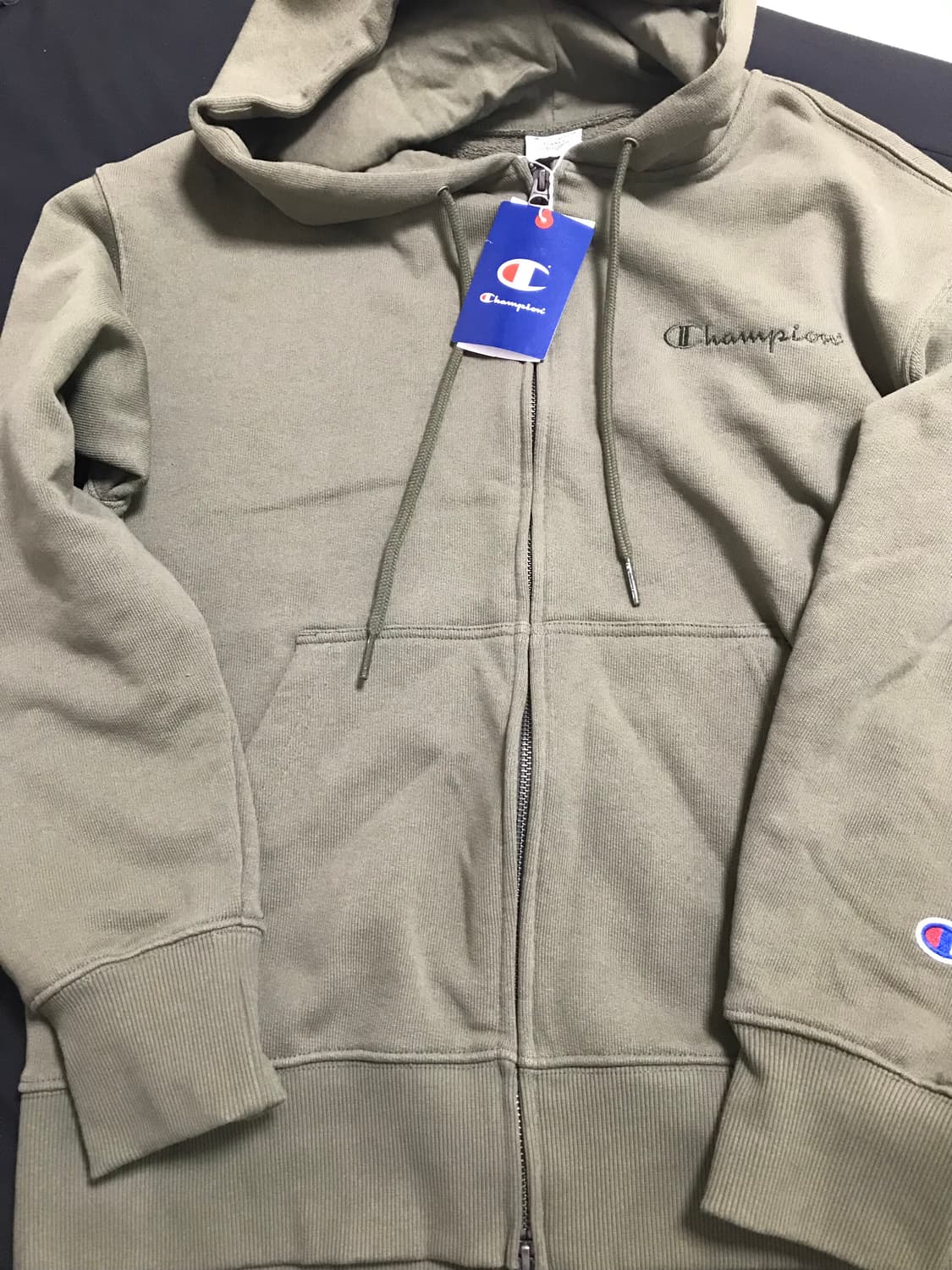 챔피온 스몰 로고 후드집업 (s) 상품이미지2