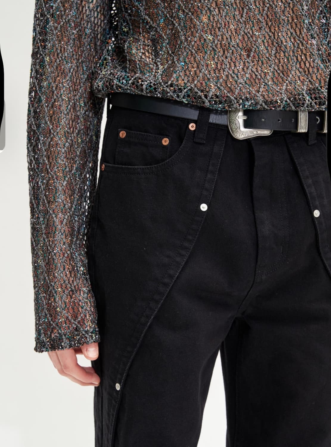 앤더슨벨 메튜 커브 진 블랙 상품이미지6