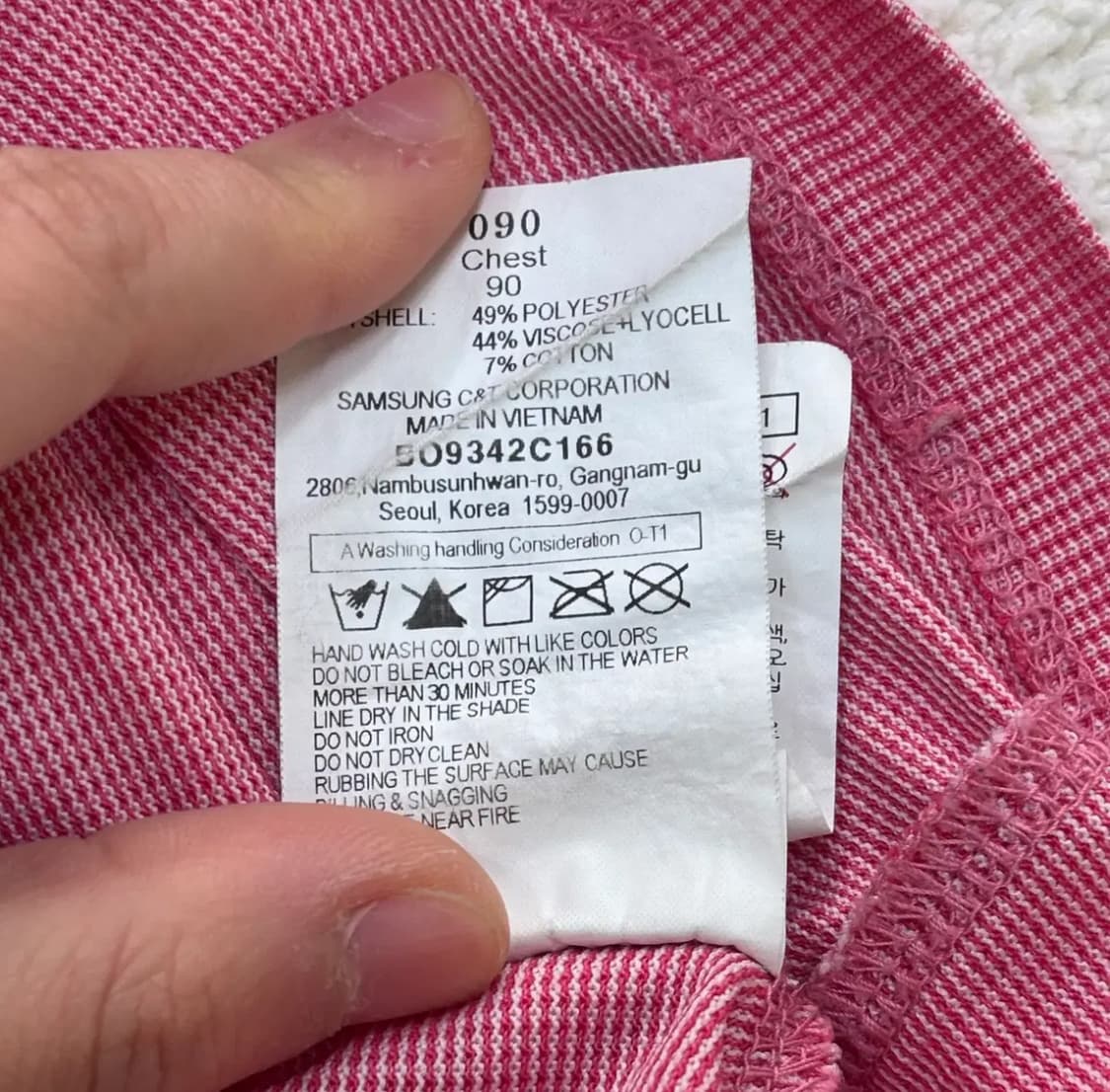 90 빈폴 스포츠 반팔 티셔츠 0303E 상품이미지6