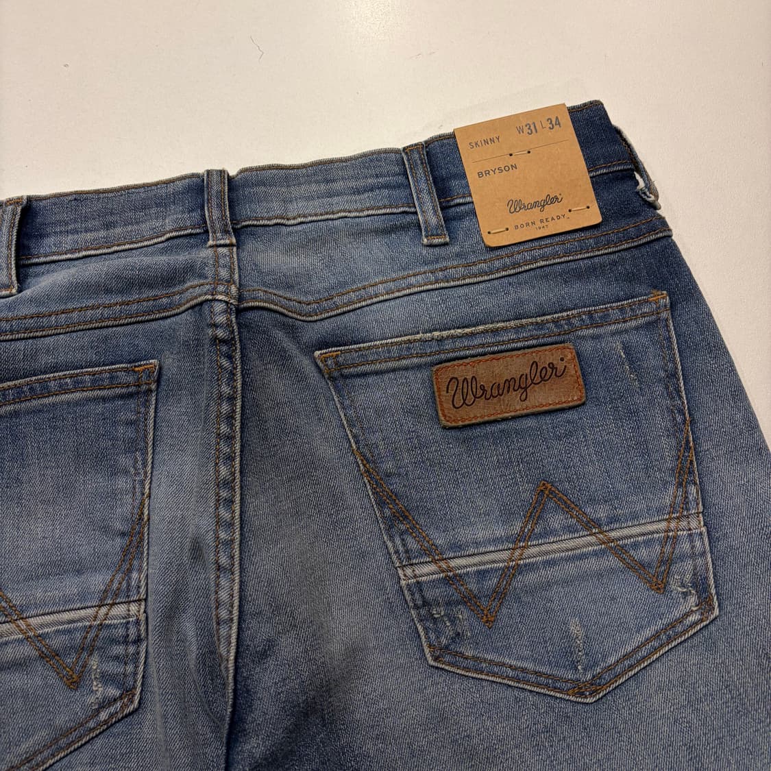 [31x34] 랭글러 브라이슨 스키니 데님 팬츠 청바지 D182 상품이미지3