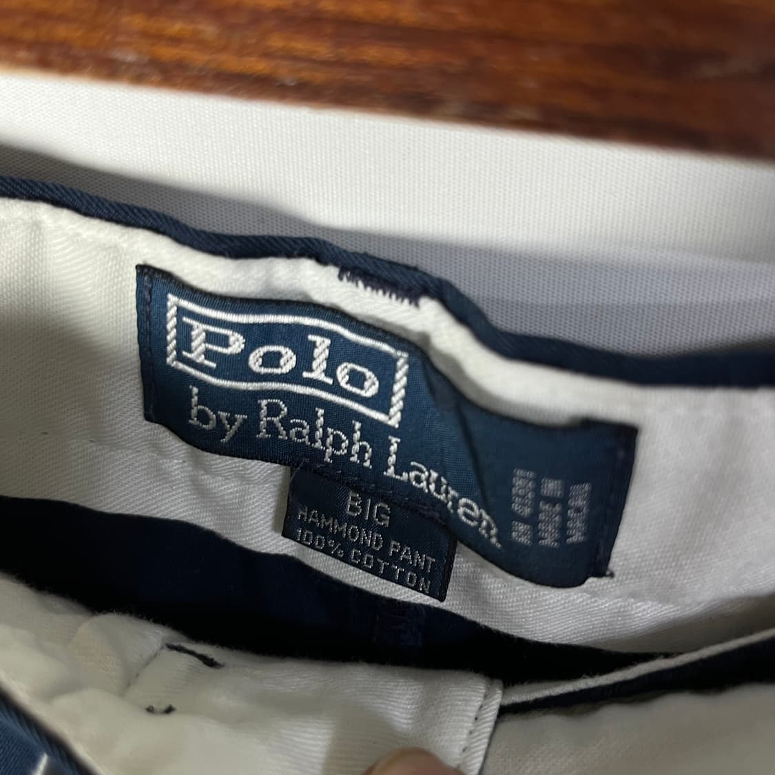 [POLO] 폴로 랄프로렌 투턱 네이비 빅 해먼드 치노팬츠 상품이미지4