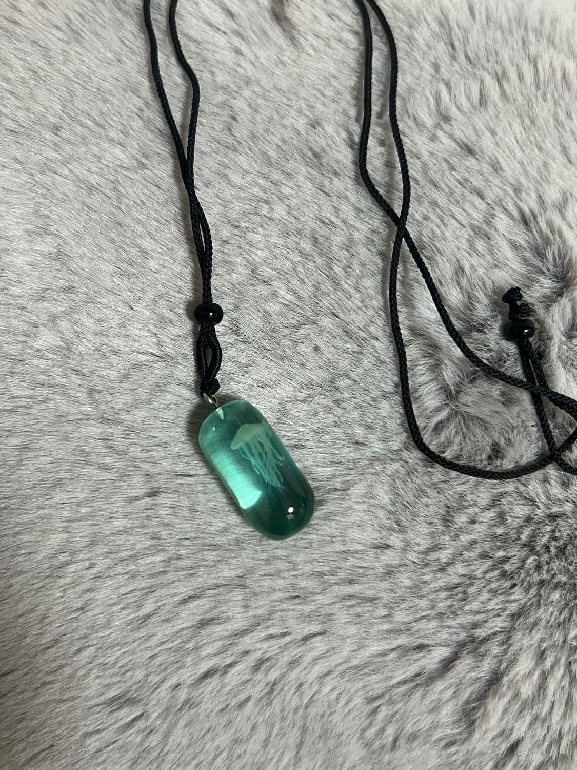 레진 해파리 팬던트 박제 빈티지 목걸이 상품이미지1