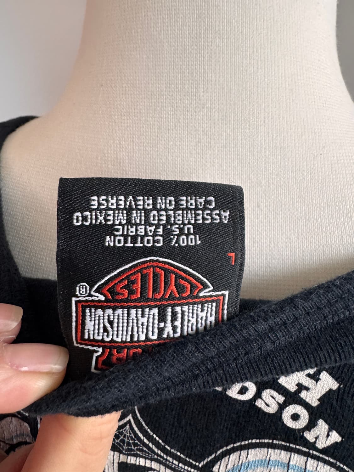 Harley Davidson 빈티지 프린팅 롱슬리브  상품이미지4