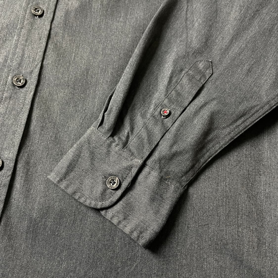 WRANGLER 랭글러 빈티지 그레이 코튼 워크 셔츠 A00612 상품이미지5