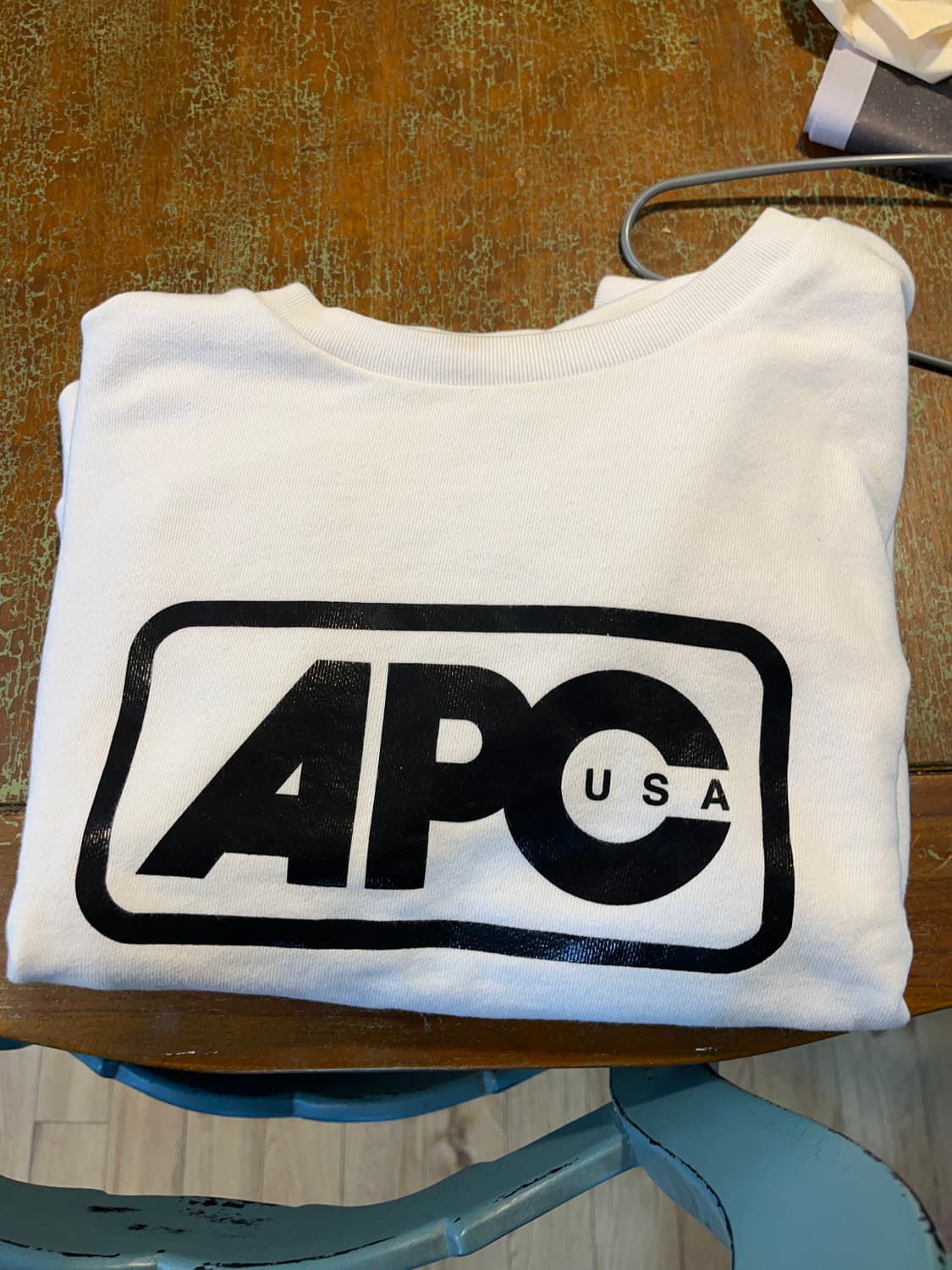 A.P.C. 아페쎄 맨투맨 made in usa. 상품이미지4