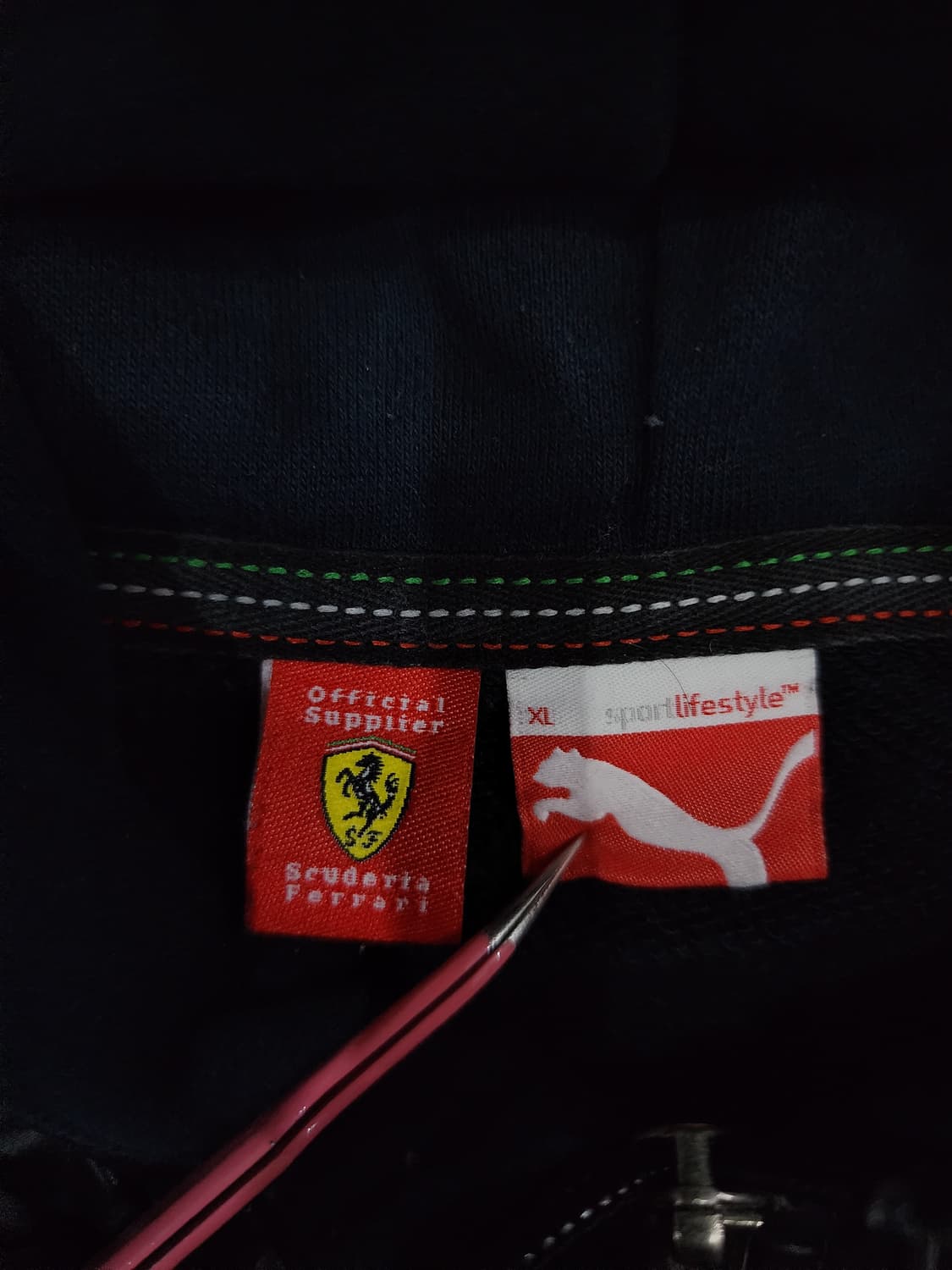 푸마 x 페라리 콜라보 협업 후드집업 XL 상품이미지8