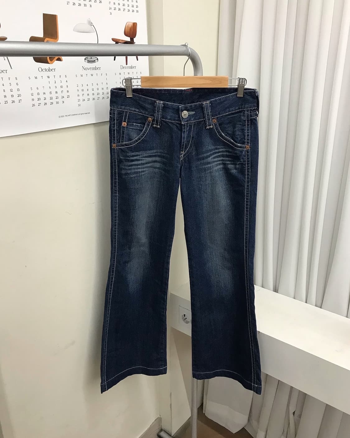 리바이스 화이트탭 로우라이즈 부츠컷 데님 팬츠 상품이미지2