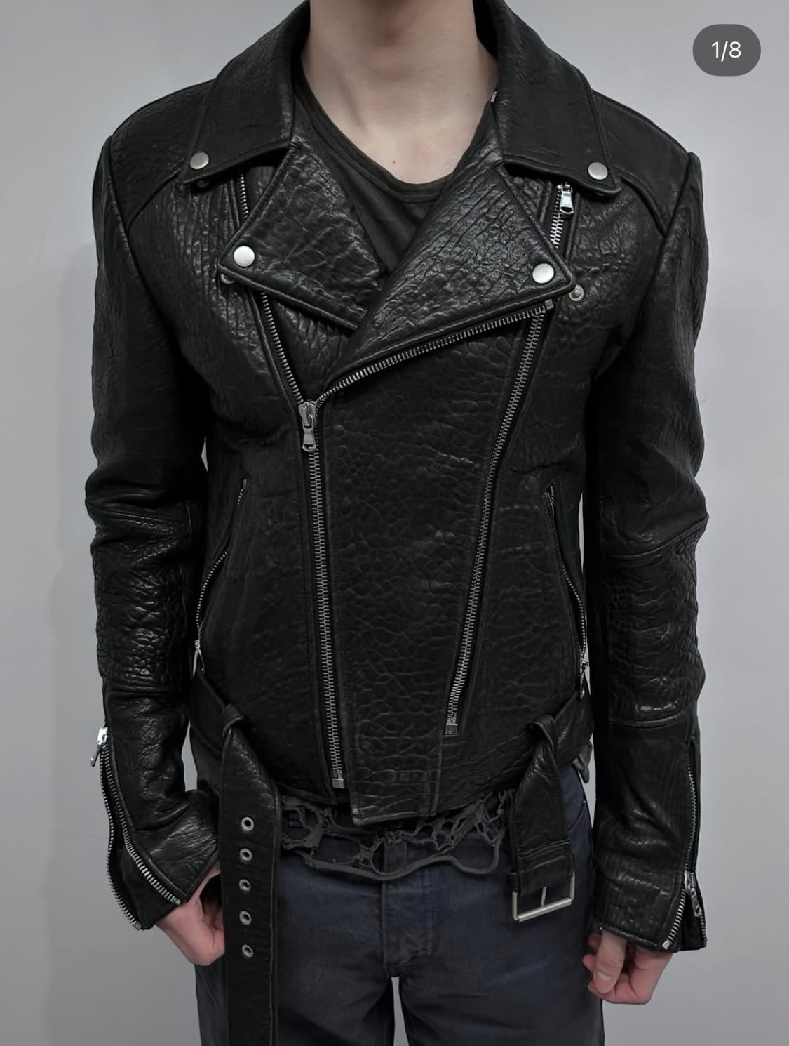 Martin Lewis Cowhide Heavy Rider Jacket 상품이미지1