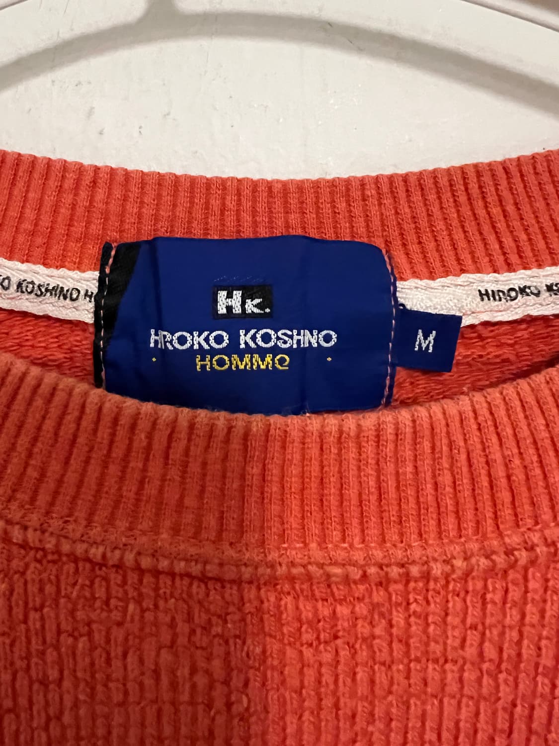 히로코 코시노 옴므 오렌지 빈티지 로고 스웻셔츠 상품이미지4