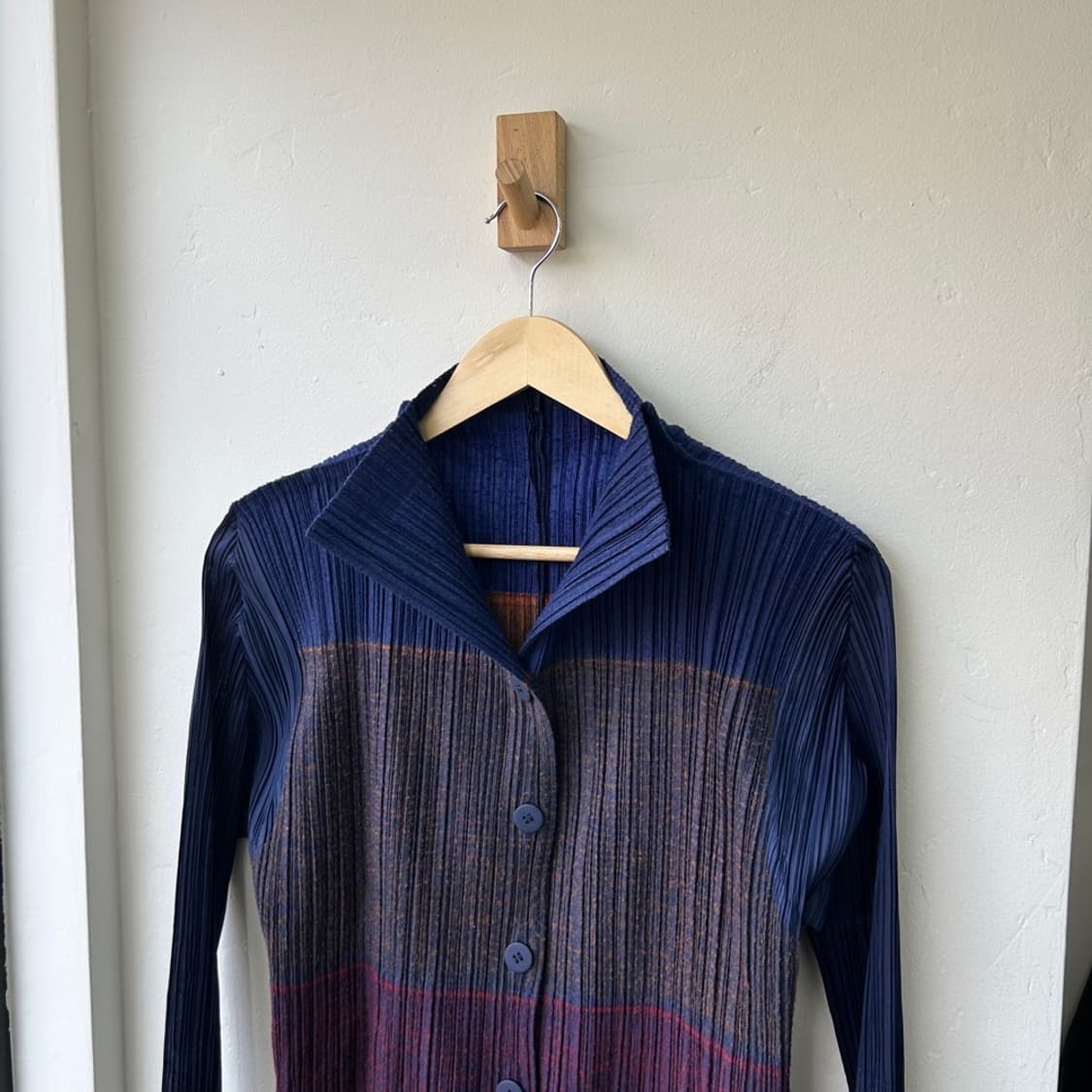 16675 - 플리츠 플리즈 플리츠 롱 가디건 상품이미지1