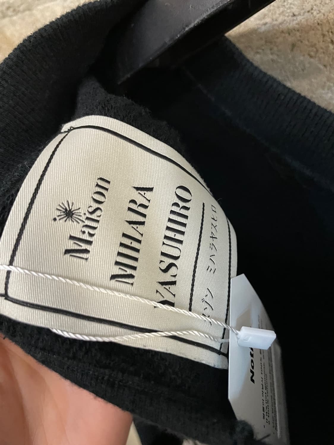 메종 미하라 야스히로 스컬 맨투맨 상품이미지5