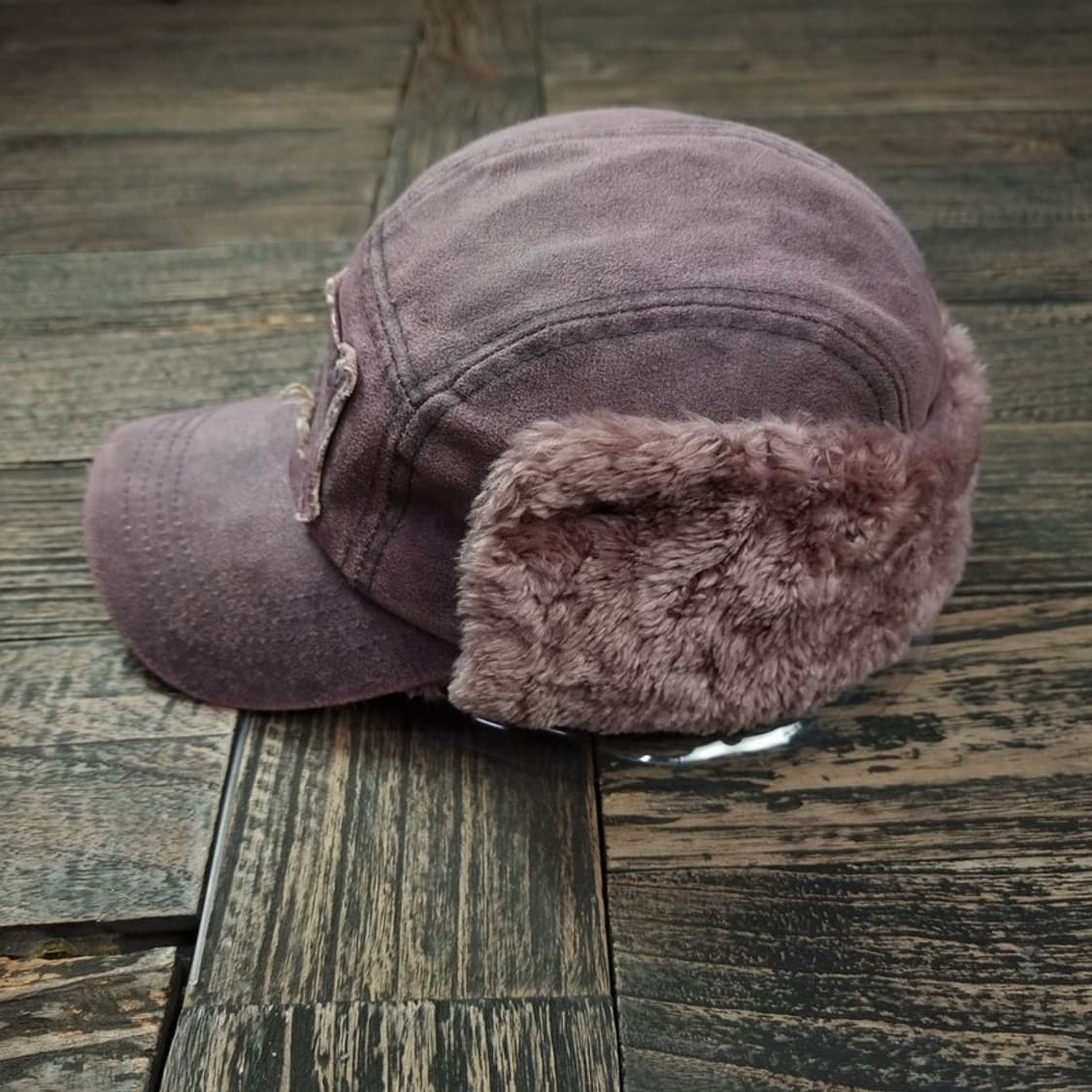 [본더치] 빅로고 Y2K 빈티지 스웨드 트루퍼 캡 M16387  상품이미지3