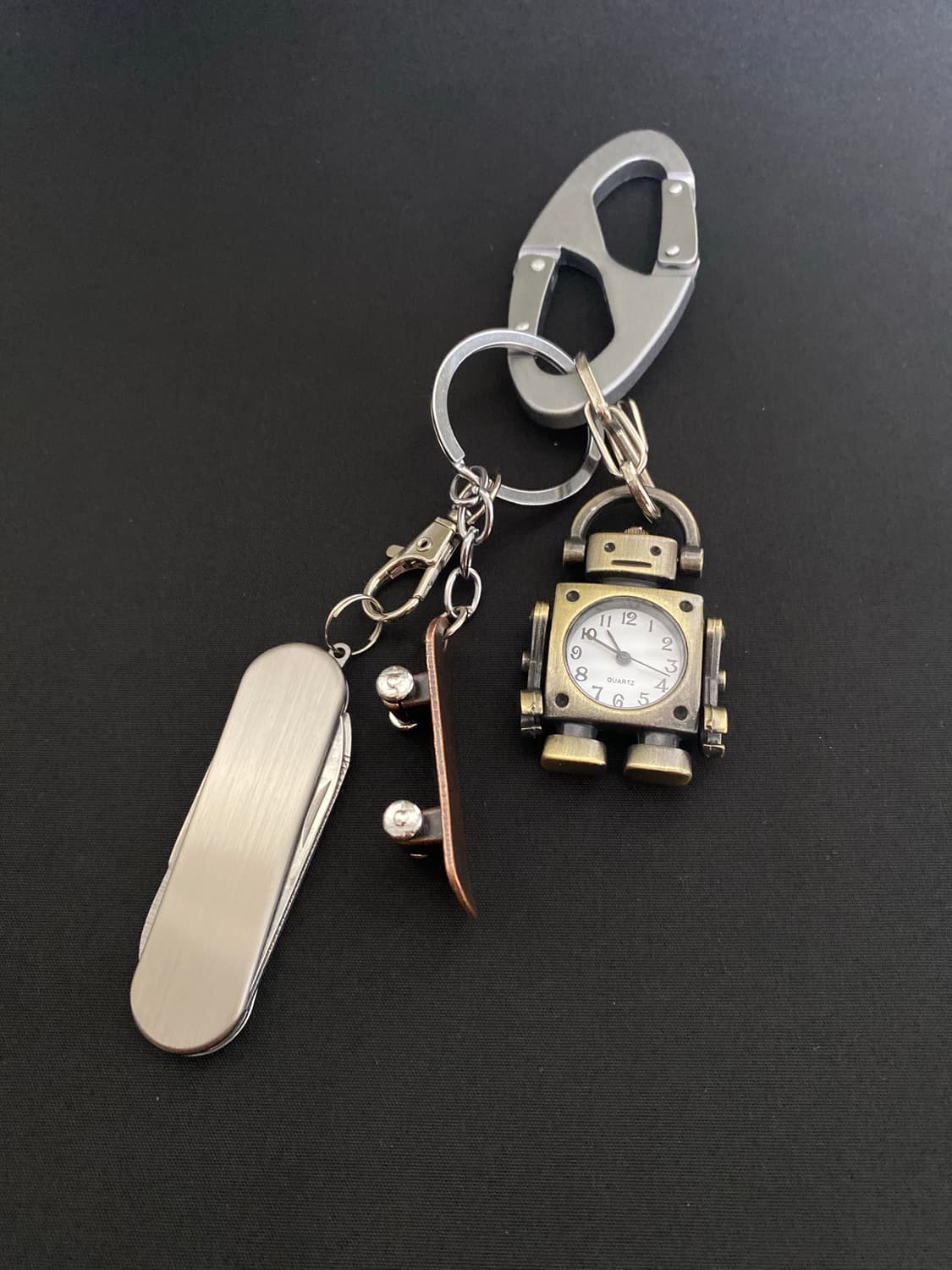 빈티지 로봇 시계 키링 상품이미지2