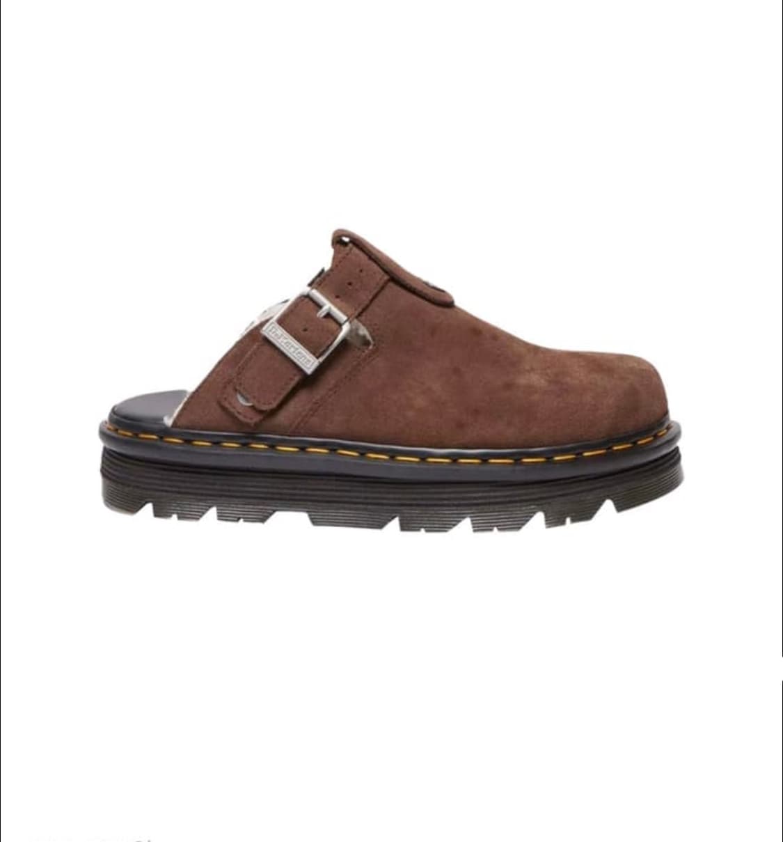 닥터마틴 제브젝 스웨이드 플랫폼 뮬 다크브라운 상품이미지1