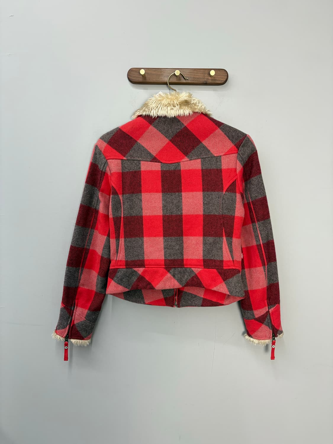 리바이스 레드 버팔로 체크 쉐르파 자켓 A2807 상품이미지5