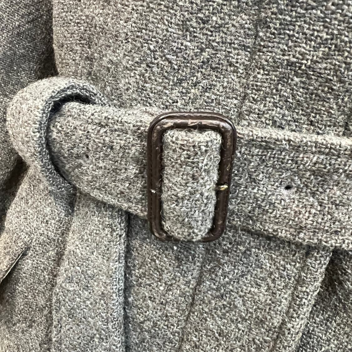 마가렛호웰 벨트 트위드 하프 코트 상품이미지7