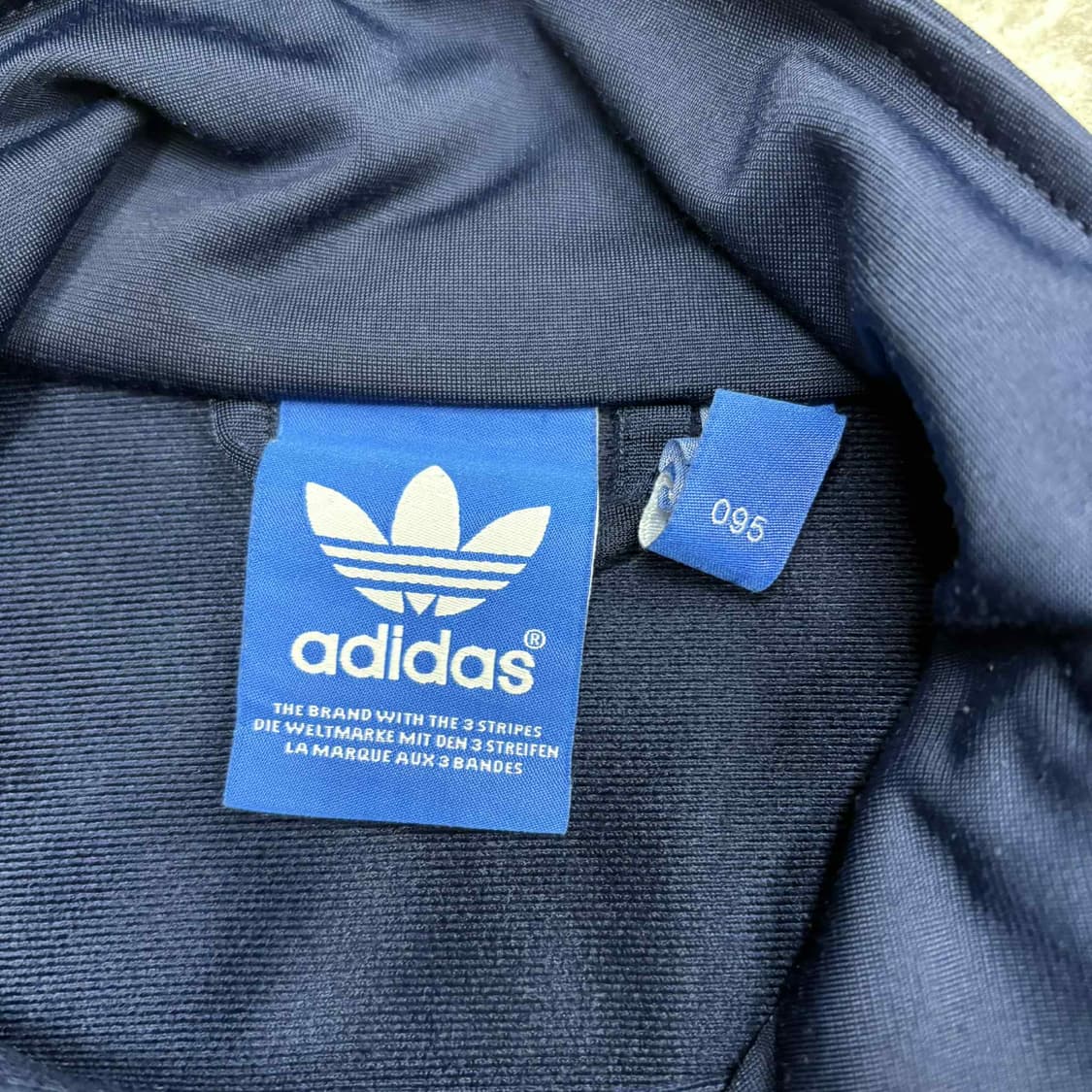 *윈터착용 아디다스 네이비 구파이어버드 아이돌 트랙탑 희귀져지(95) 상품이미지5