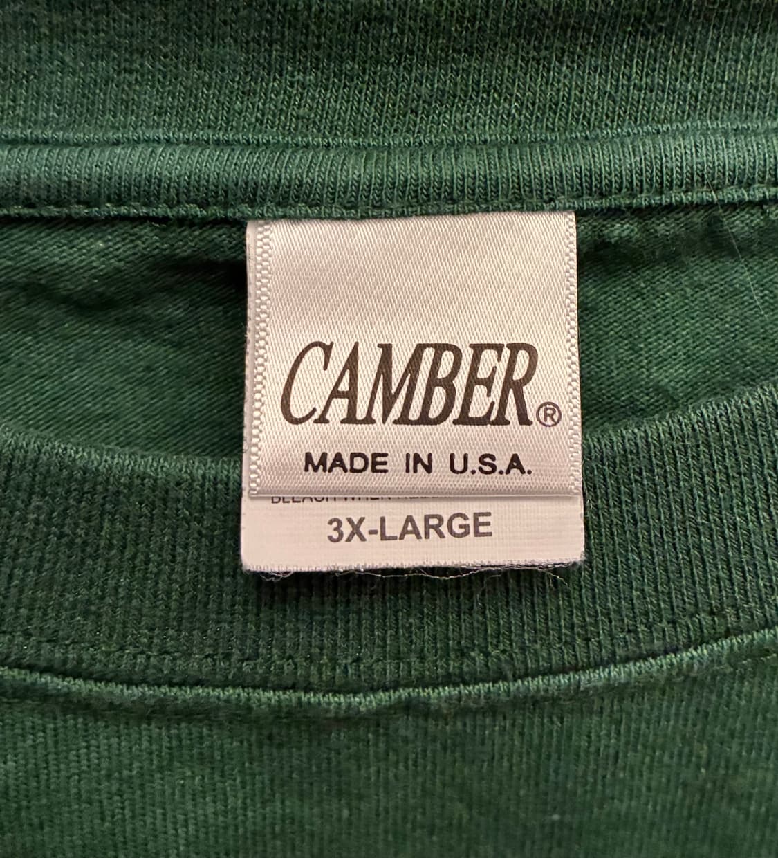 (3XL)Camber USA 캠버 헤비웨이트 코튼 포켓 반팔티셔츠 그린 상품이미지9