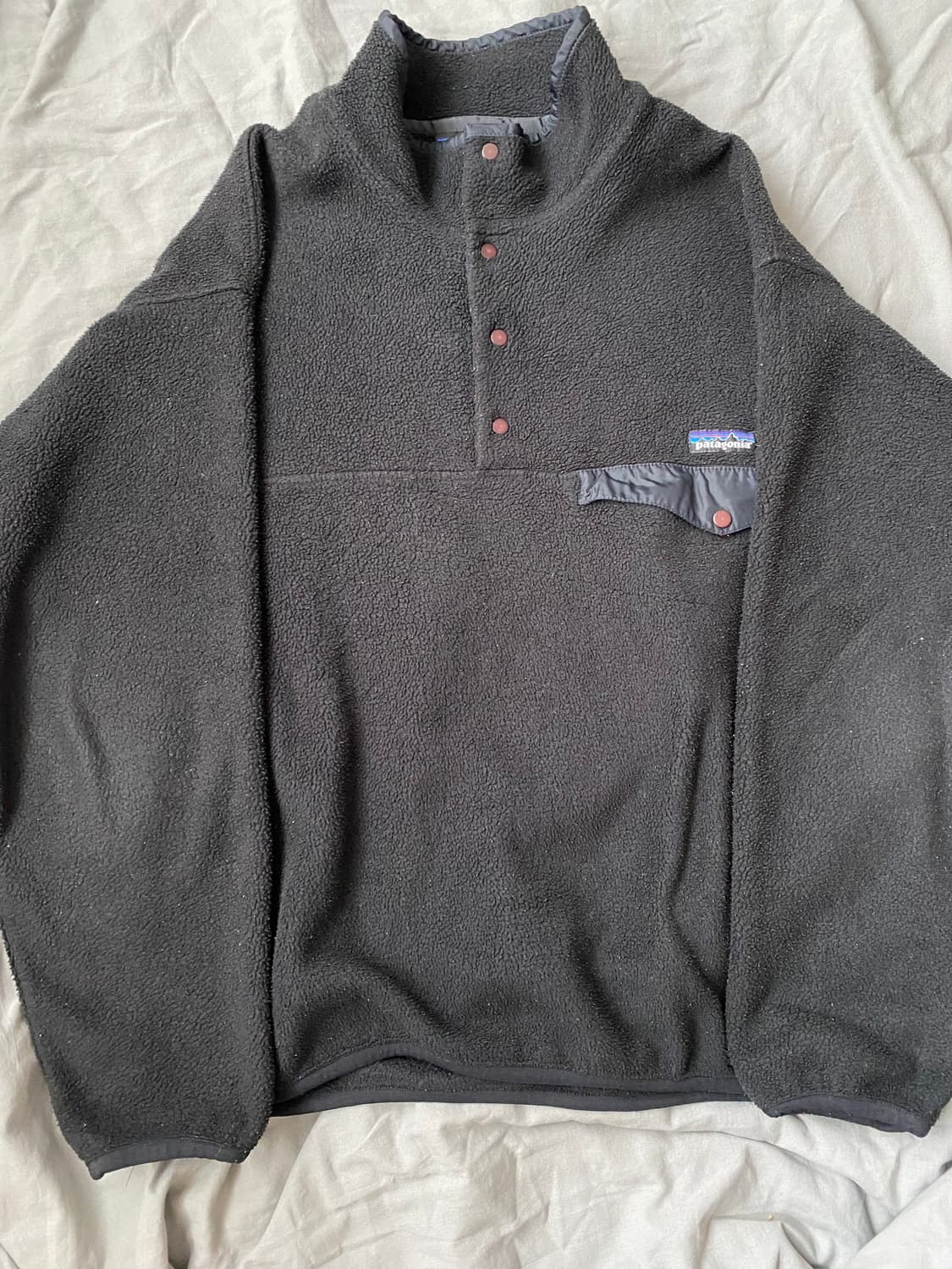 Patagonia synchilla snap t black[size L] 상품이미지1