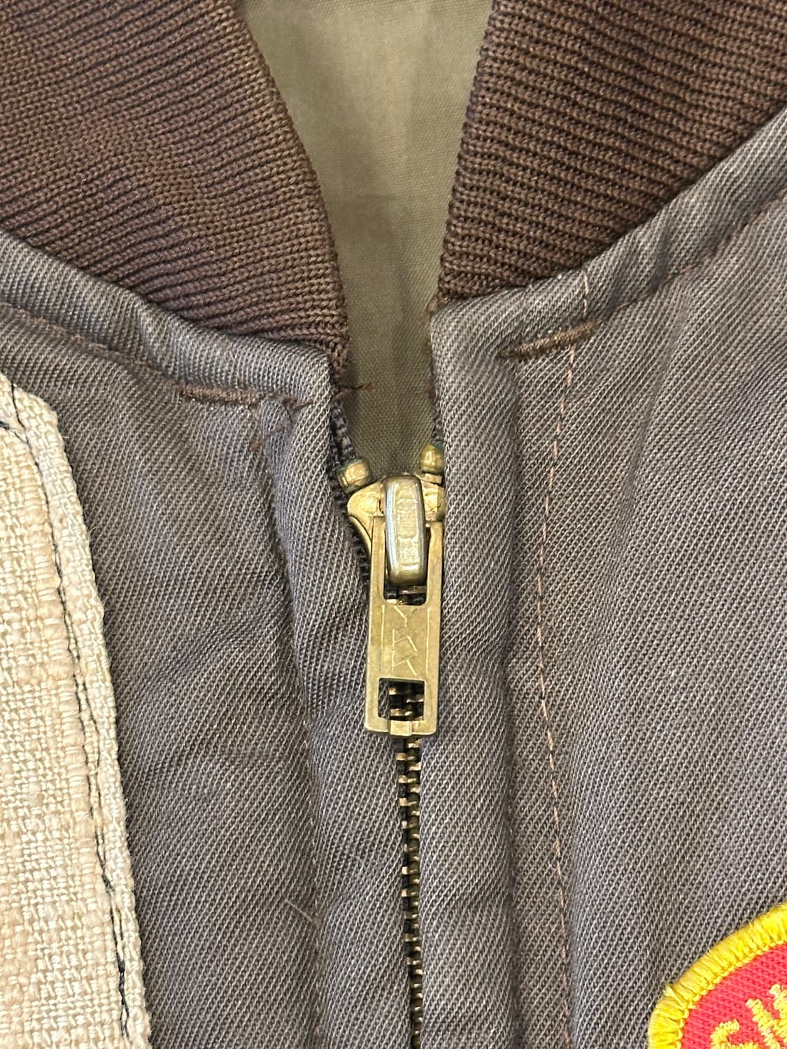 80s USA Cintas 신타스 패치워크 슈팅자켓 베스트 XL 상품이미지4