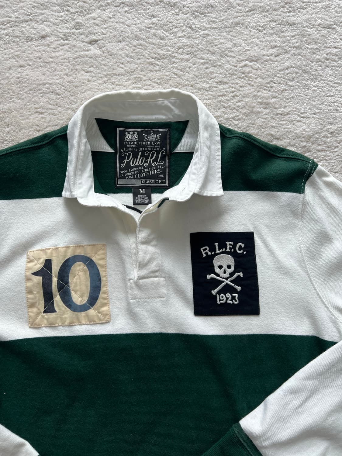 폴로랄프로렌 럭비티 그린/화이트 상품이미지1