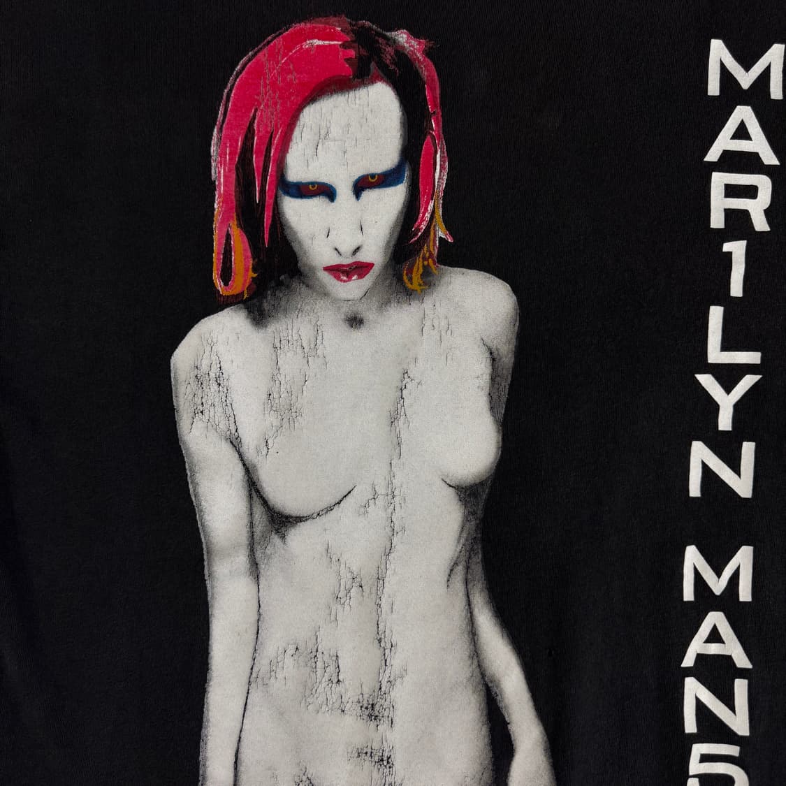 빈티지 90s Marilyn Manson 마릴린맨슨 유로 롱슬리브 티셔츠 상품이미지5