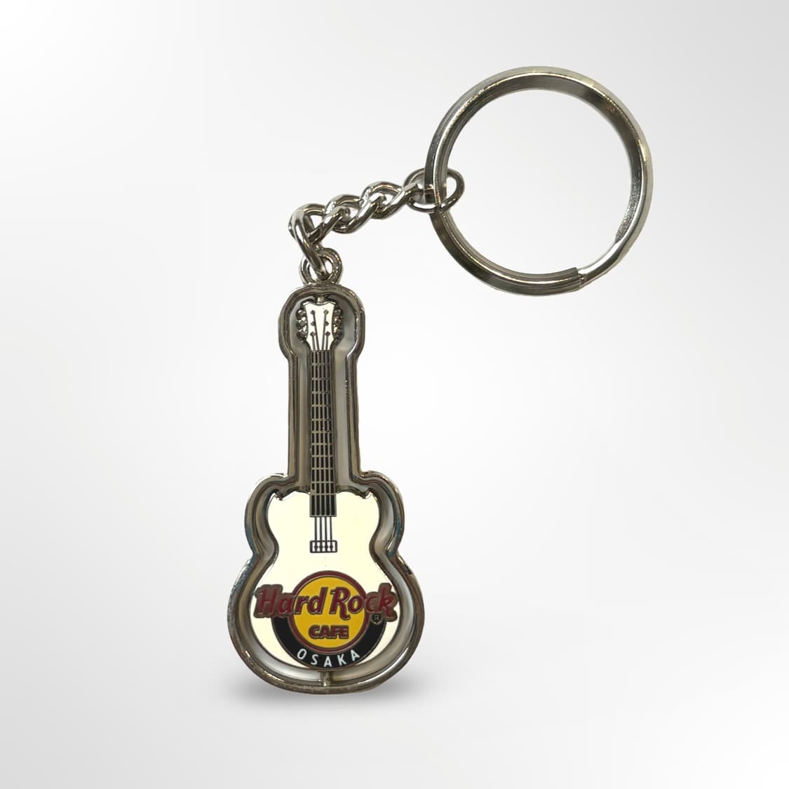 하드락카페 화이트기타키링 상품이미지1