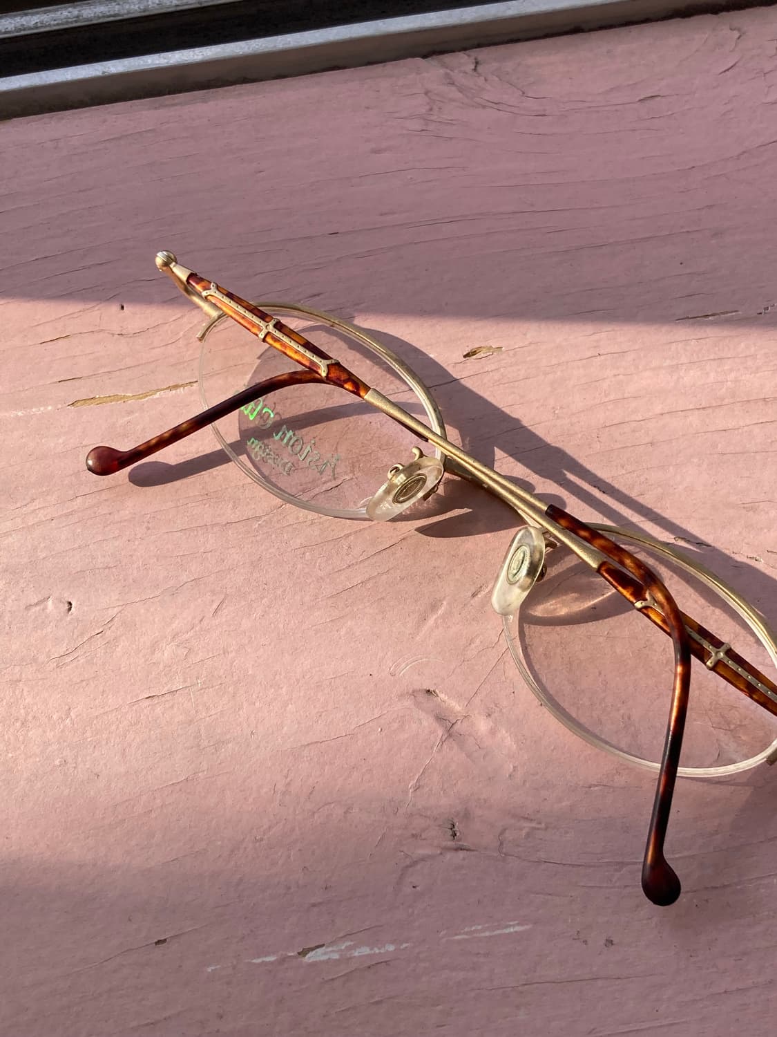 빈티지 레오파드 오벌 안경 상품이미지5