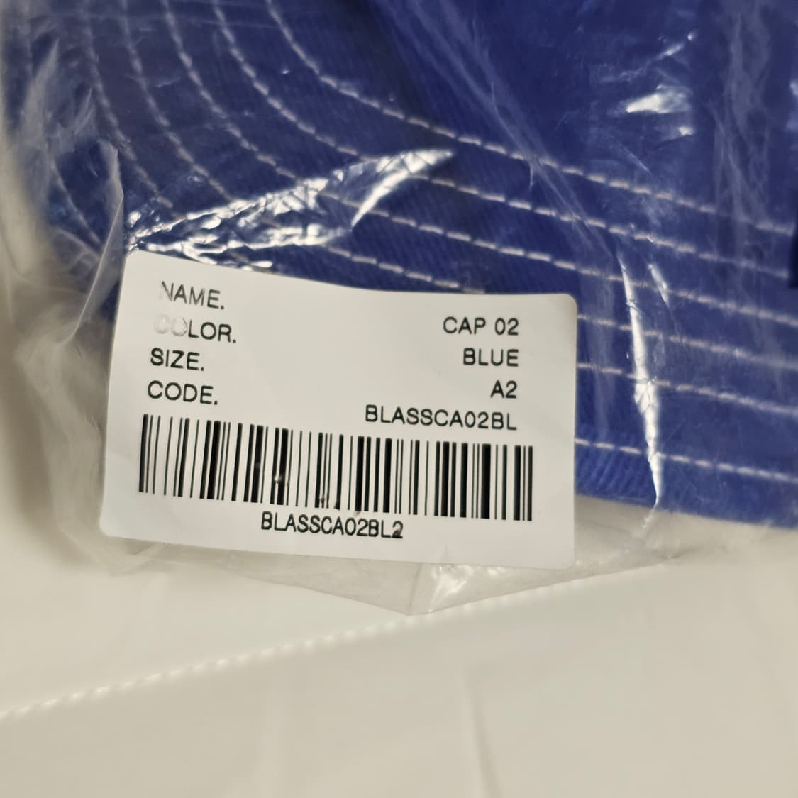 A2 새제품) 아더에러 디스토트 캡 블루 볼캡 모자 남자 여자 공용 상품이미지4