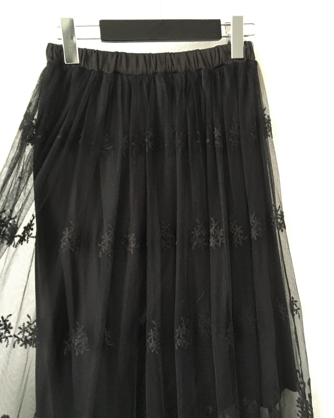 Ornament embroidery point sha long skirt 상품이미지2