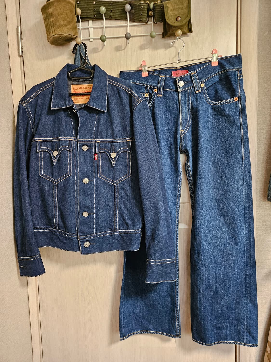 00s Levis type1 셋업 m/31 리바이스 타입1 리얼루즈 상품이미지3