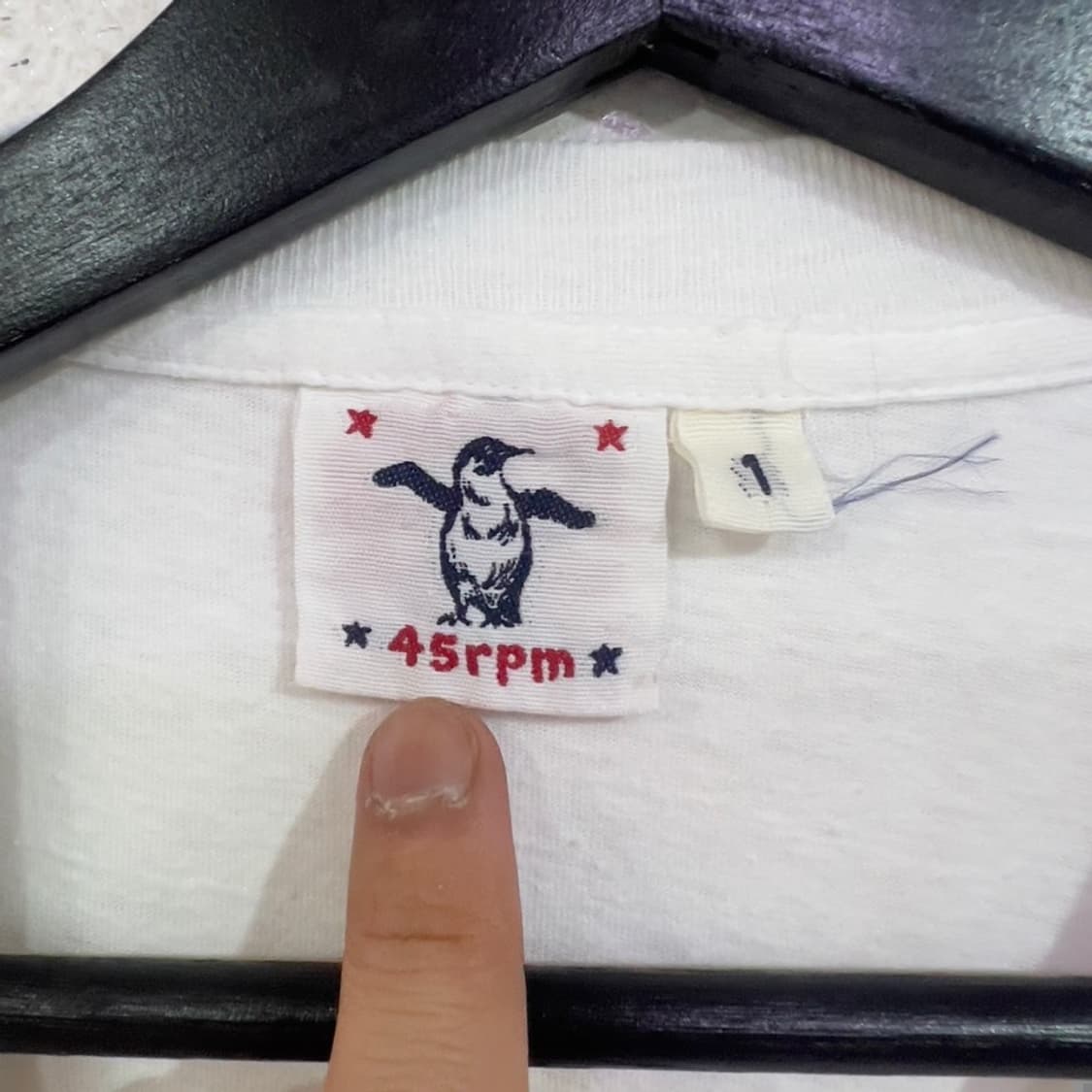 45rpm 빅로고 반팔티 상품이미지5